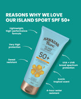 Hawaiian Tropic® Island Sport Sunscreen Lotion SPF50+