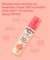 Hawaiian Tropic Silk Hydration Glow Mist™ Sunscreen Spray SPF 50+