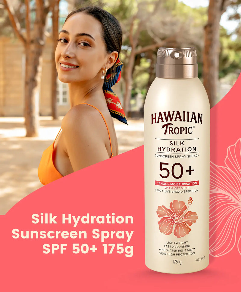 Hawaiian Tropic® Silk Hydration Sunscreen Spray SPF50+